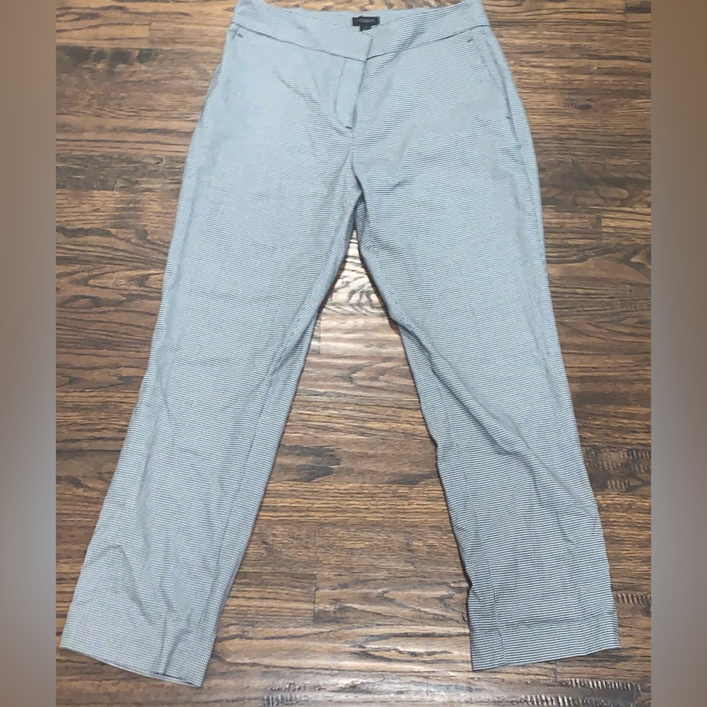 Ann Taylor Factory Houndstooth Trousers, Size 4